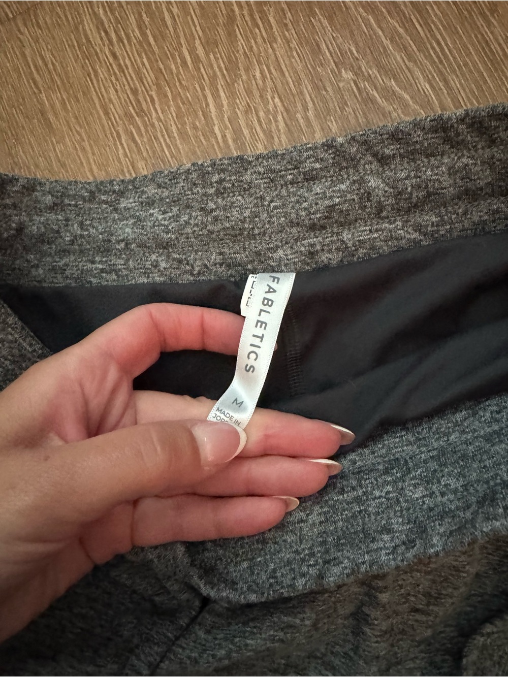 Fabletics Gray Heather Drawstring Skort - Picture 6 of 6